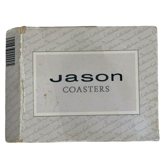 Vtg Jason Coasters Set of 6 New Zealand "Atelier Michele Trumel Botanical Floral - Picture 6 of 7